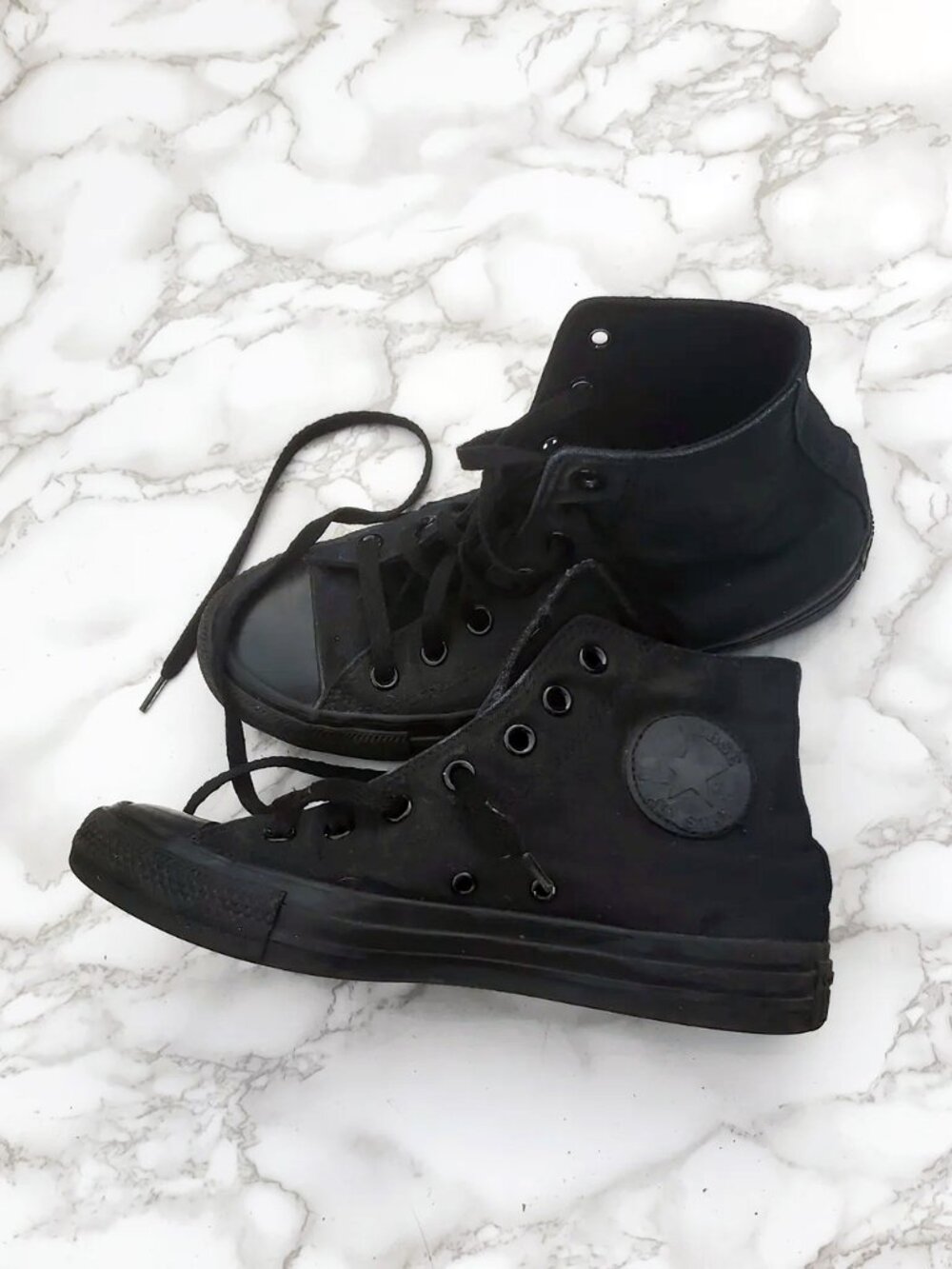 Converse Chuck Taylor All Star High Top Mono Black Women's Size 7.5